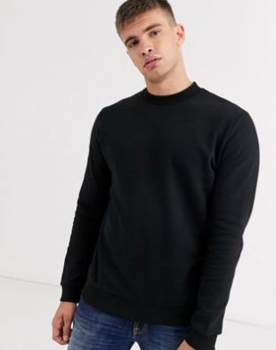 ASOS DESIGN - Black Sweat­shirt