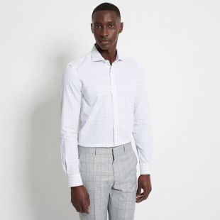 Chemise homme ville à carreaux