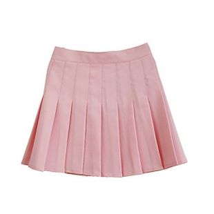 Golden Service - Women School Uniforms plaid Pleated Mini Skirt Light ...