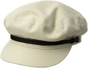Brixton Men's Fiddler Greek Fisherman Hat, off white, X-Small