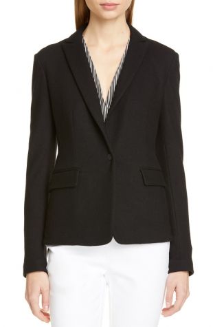 Black Wool Blazer