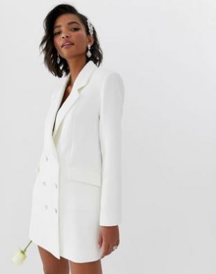 ASOS EDITION - Robe de mariage style blazer | ASOS