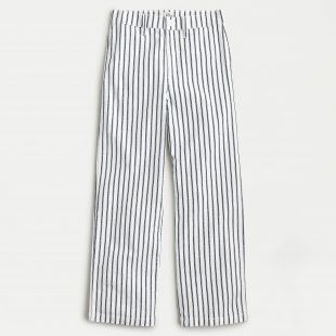 J.Crew - Slim wide-leg jean in stripe