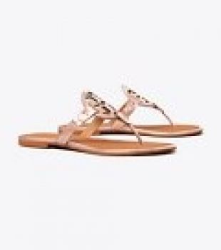 MILLER SANDAL, METALLIC LEATHER
