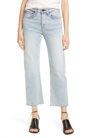 High Rise Straight Leg Jeans