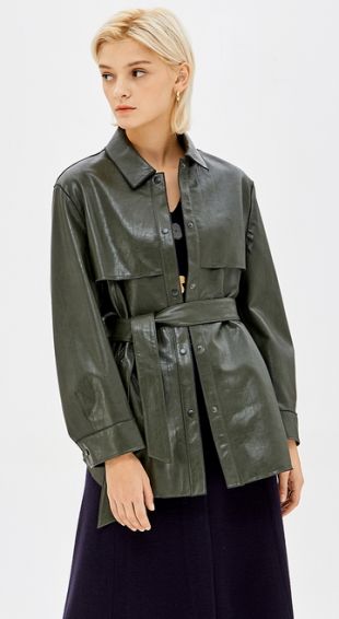 Faux Leather Jacket