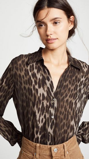 Leopard Blouse