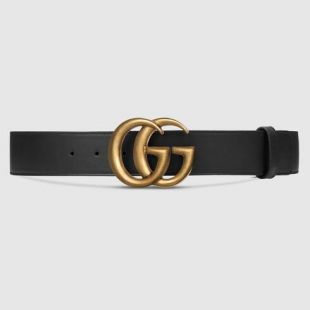 Gucci - Black Leather Belt