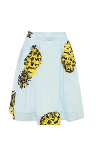Pineapple Print Skirt by MSGM | Moda Operandi