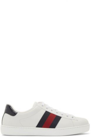 Baskets gucci blanche Clearance