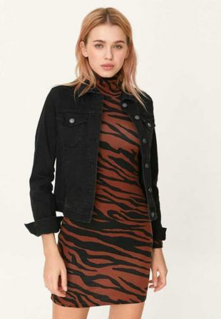 Veste noir Stradivarius