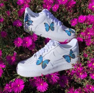 lil skies air force 1 butterfly