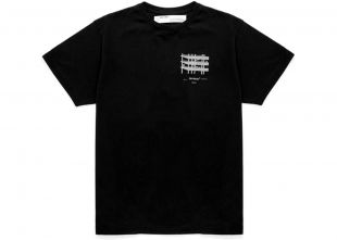 OFF-WHITE Industrial T-Shirt Black/Silver