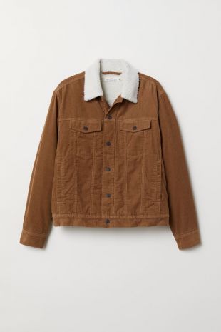 Corduroy Jacket - Light brown - Men | H&M US