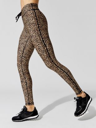 Leopard Drawstring Leggings