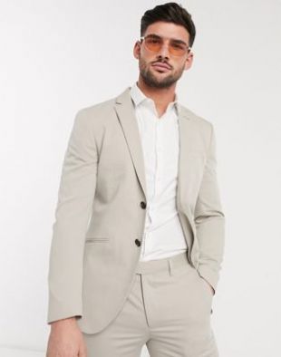 The blazer beige of Scott Delacorte Justin Timberlake in Bad