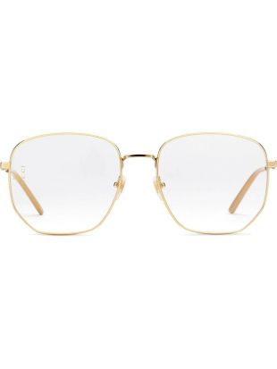 Eyewear Rectangular-frame Metal Glasses