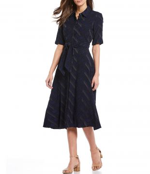 Donna Karan New York - Navy Shirtdress