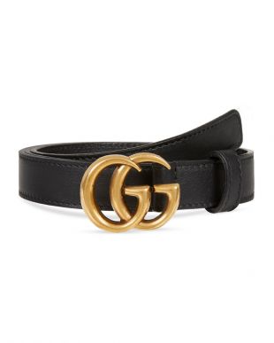 Gucci - Black Leather Belt