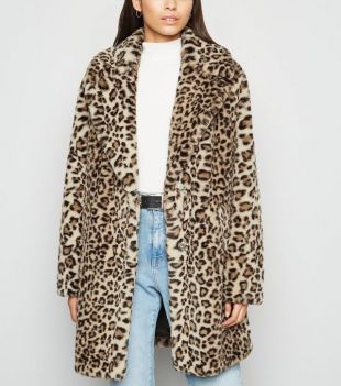 New Look - Leopard Print Coat