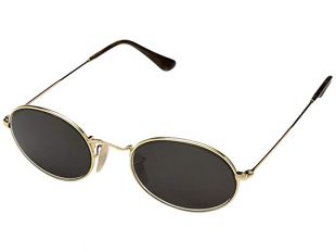 Oval Flat Sunglasses