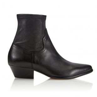 Stretch Nappa Leather Boots
