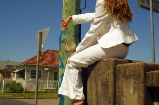 White Power Suit 1990's Flare Pant and Matching Jacket Set