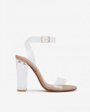 Camille Clear Heeled Sandals
