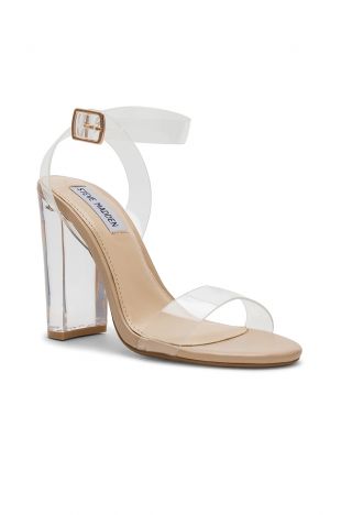 Camille Clear Heeled San­dal