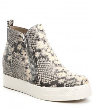 Sneak­er Wedge in Snake