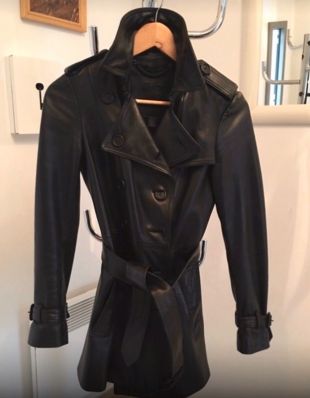 Magnifique Trench Burberry en Cuir 34/36