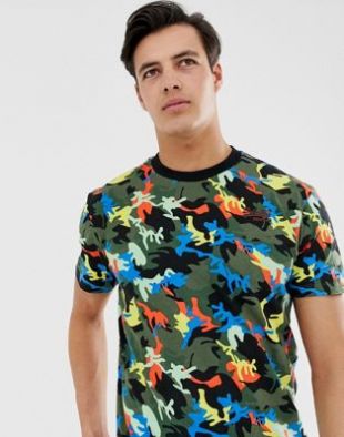Camo Print T-shirt