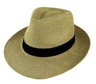 paskmlna - Straw Fedora Hat