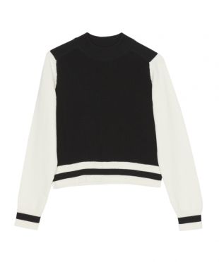 Black Trim Sweater