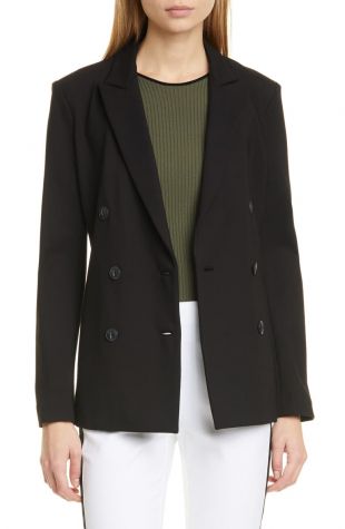 Black Double Breasted Blazer