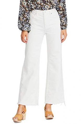 High Rise Straight  Jeans White