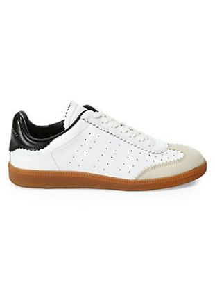 Isabel Marant - Bryce Low-Top Leather Sneakers