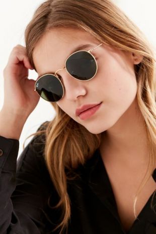 Round Metal Classic Sunglasses