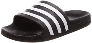 adidas Adilette Aqua, Chaussures de Plage & Piscine Mixte Adulte, Noir (Negro 000), 44 1/2EU