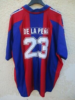 Maillot F.C BARCELONE BARCELONA vintage DE LA PENA 90's
