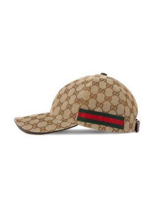 Gucci Casquette Original GG à Bordure Web