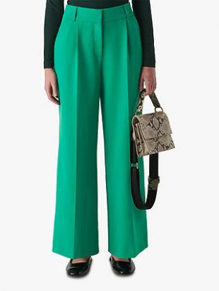 Green Leg Trousers