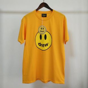 Justin Bieber Drew House T Shirt À Manches Courtes O Neck Cotton Hip Hop T Hommes Femmes Sourire Drew T Shirts Streetwear Tops HOH0312555 De $16.81 Du Designershop1111 | DHgate.Com