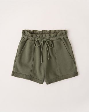 Knit Paperbag Shorts