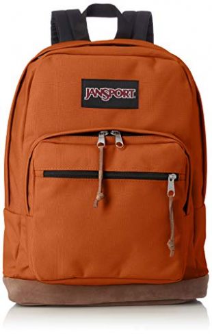 JanSport Right Pack Laptop Backpack - Brown Canyon