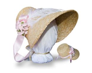 MTO - Choisissez votre couleur ! Austentation Jane Austen Regency 1812 Poke Bonnet : Eliza