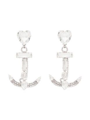 Anchor crystal-embellished Earrings
