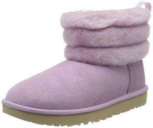 Pink Fur Boots