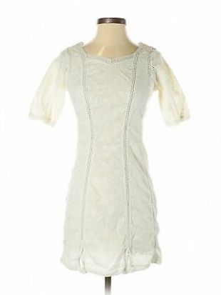 ALLSAINTS Women White Casual Dress 4