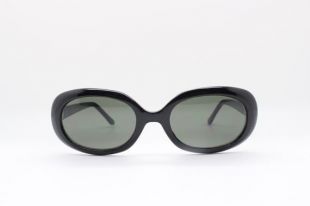 Oval sunglasses vintage black framed original 60s style.